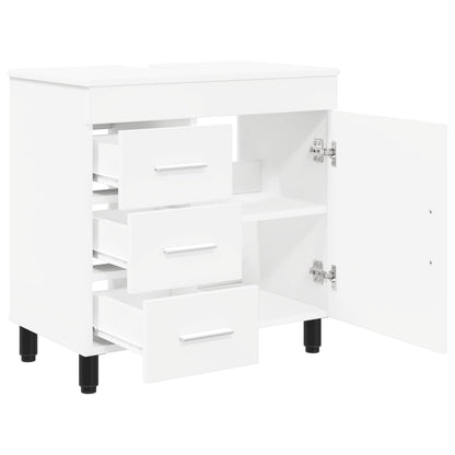 Bathroom Vanity Unit White 60 x 35 x 60 cm Engineered Wood