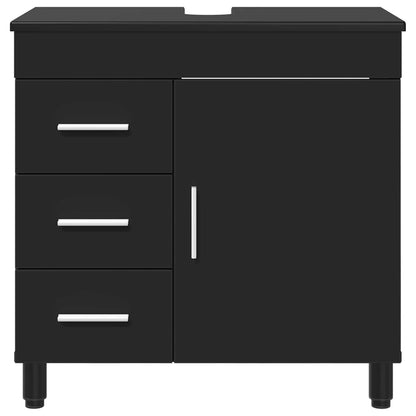 Bathroom Vanity Unit Black 60 x 35 x 60 cm Engineered Wood
