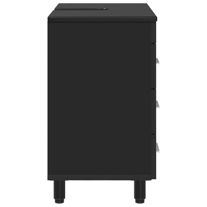 Bathroom Vanity Unit Black 60 x 35 x 60 cm Engineered Wood