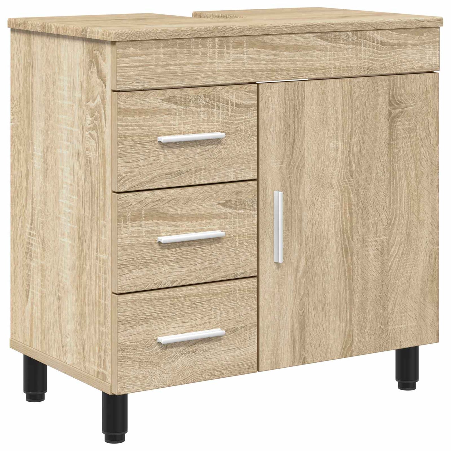 Bathroom Vanity Unit Sonoma Oak 60 x 35 x 60 cm Engineered Wood
