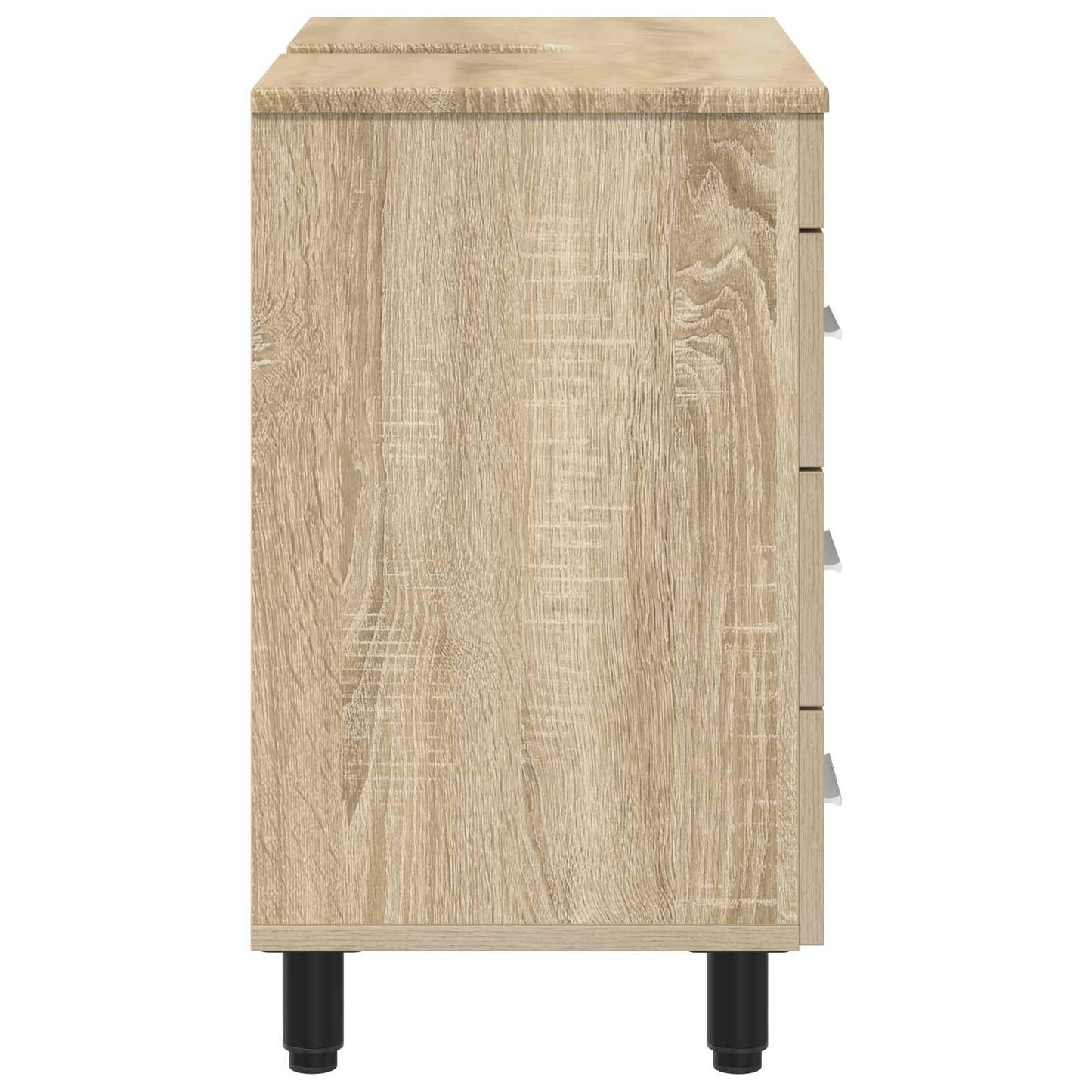Bathroom Vanity Unit Sonoma Oak 60 x 35 x 60 cm Engineered Wood