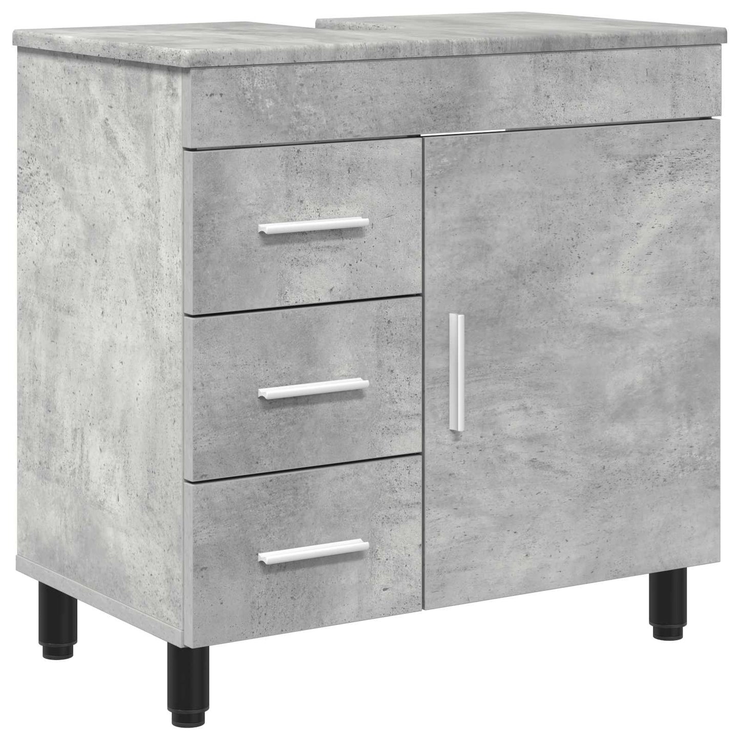 Bathroom Vanity Unit Concrete Grey 60 x 35 x 60 cm