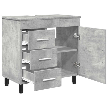 Bathroom Vanity Unit Concrete Grey 60 x 35 x 60 cm