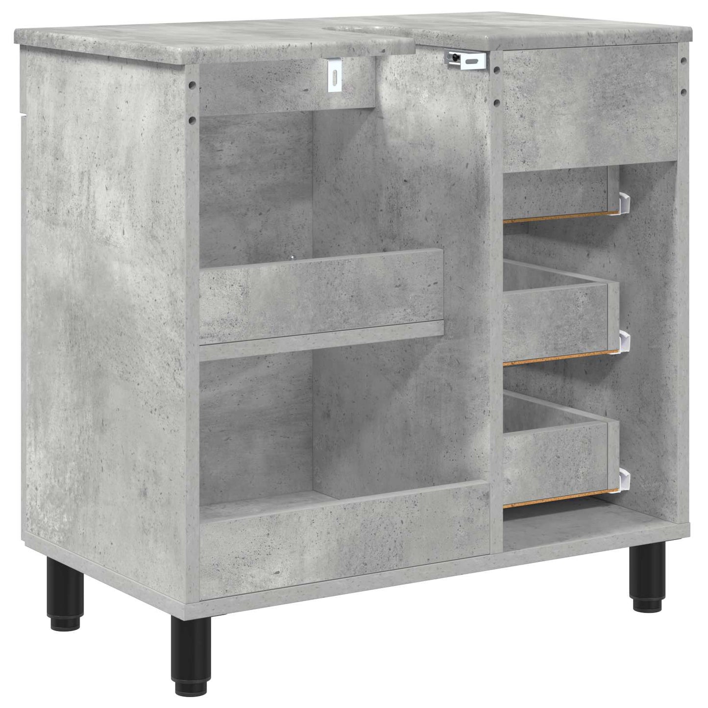 Bathroom Vanity Unit Concrete Grey 60 x 35 x 60 cm