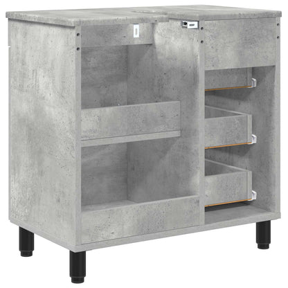 Bathroom Vanity Unit Concrete Grey 60 x 35 x 60 cm