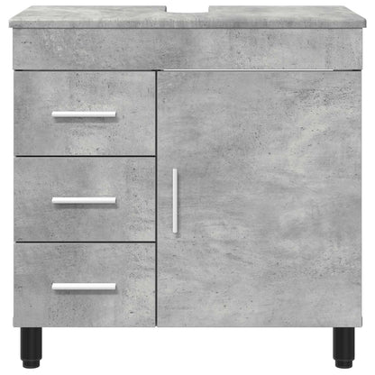 Bathroom Vanity Unit Concrete Grey 60 x 35 x 60 cm