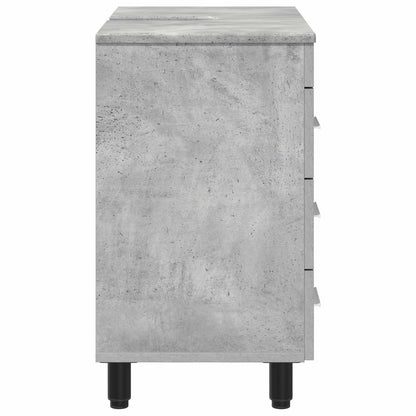 Bathroom Vanity Unit Concrete Grey 60 x 35 x 60 cm