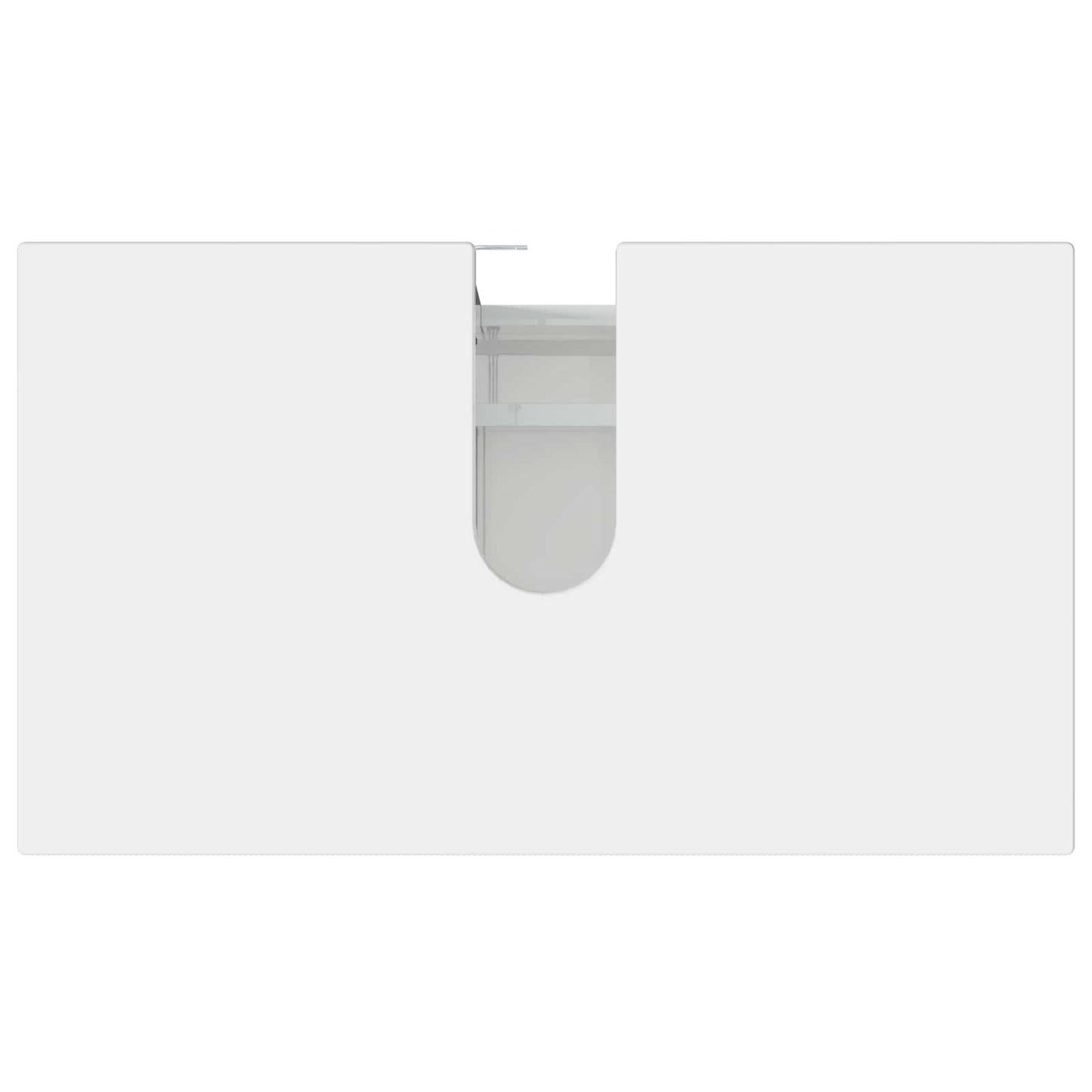 Bathroom Vanity Unit High Gloss White 60 x 35 x 60 cm