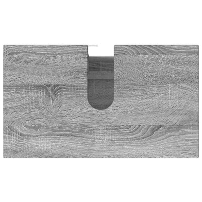 Bathroom Vanity Unit Grey Sonoma 60 x 35 x 60 cm