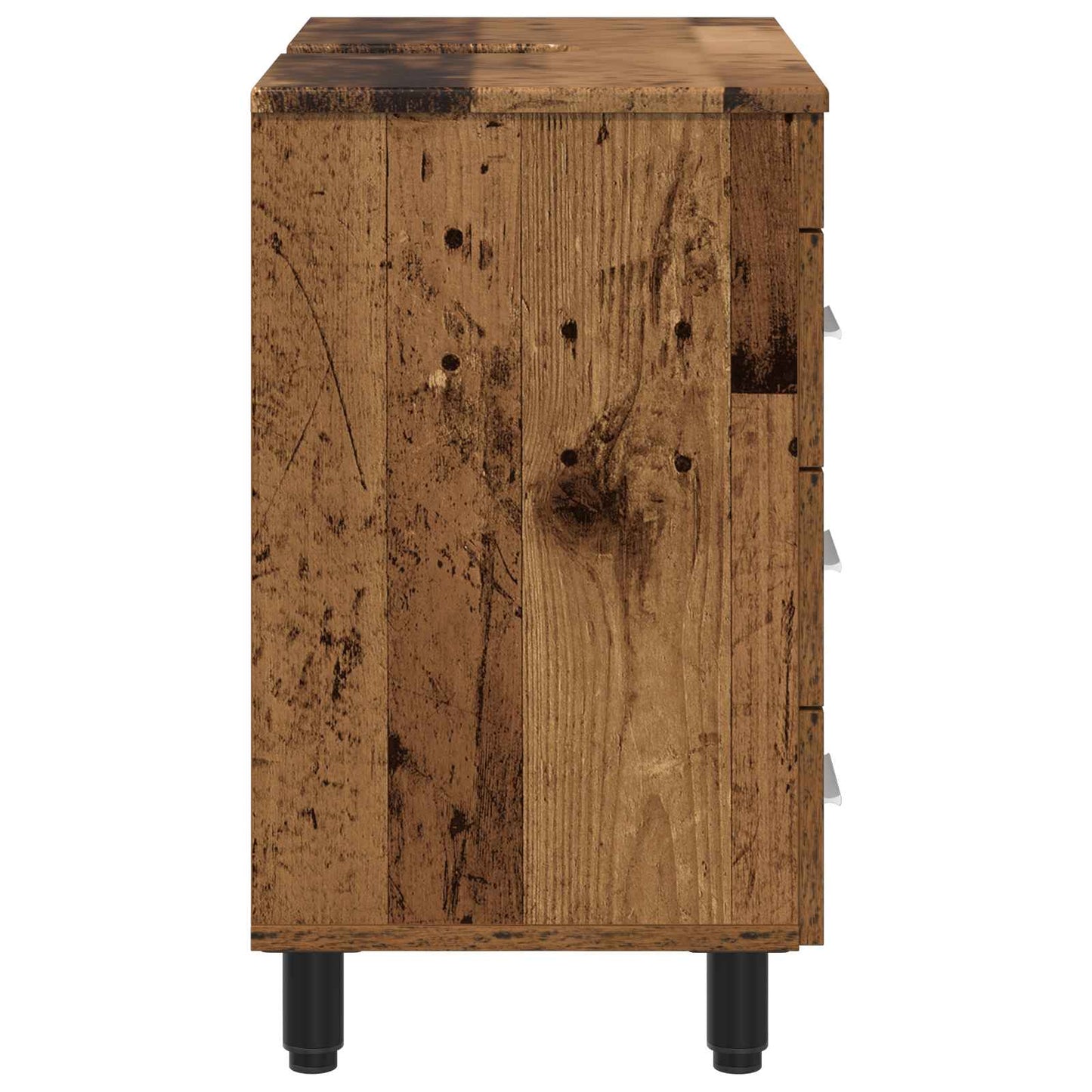 Bathroom Vanity Unit Old Wood 60 x 35 x 60 cm Engineered Wood