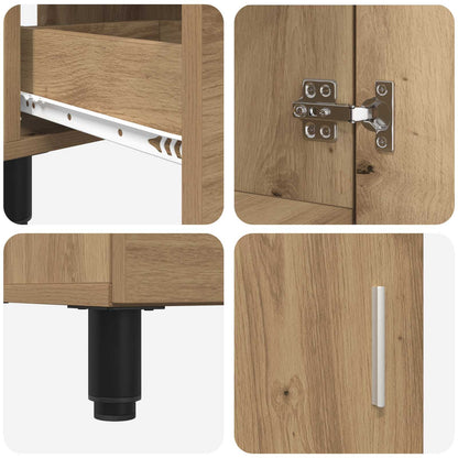 Bathroom Vanity Unit Artisan Oak 60 x 35 x 60 cm