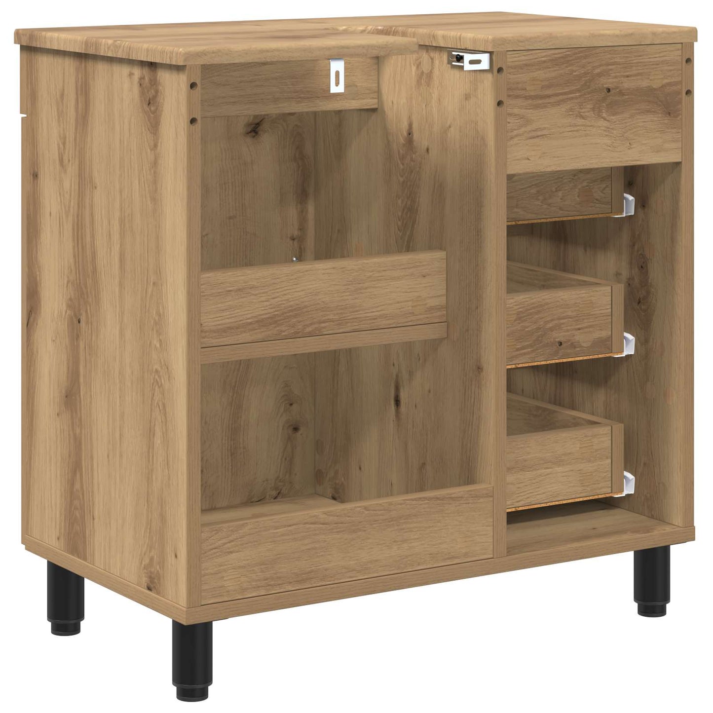 Bathroom Vanity Unit Artisan Oak 60 x 35 x 60 cm