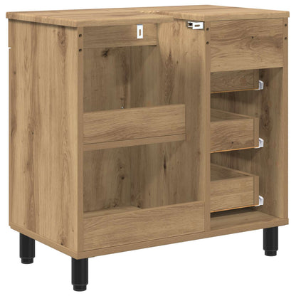 Bathroom Vanity Unit Artisan Oak 60 x 35 x 60 cm