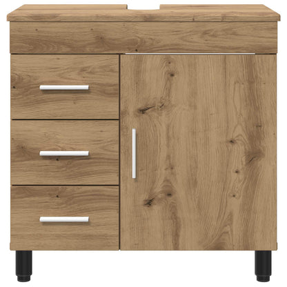 Bathroom Vanity Unit Artisan Oak 60 x 35 x 60 cm