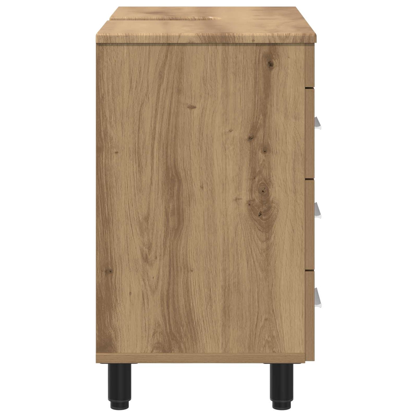 Bathroom Vanity Unit Artisan Oak 60 x 35 x 60 cm