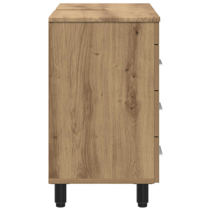 Bathroom Vanity Unit Artisan Oak 60 x 35 x 60 cm