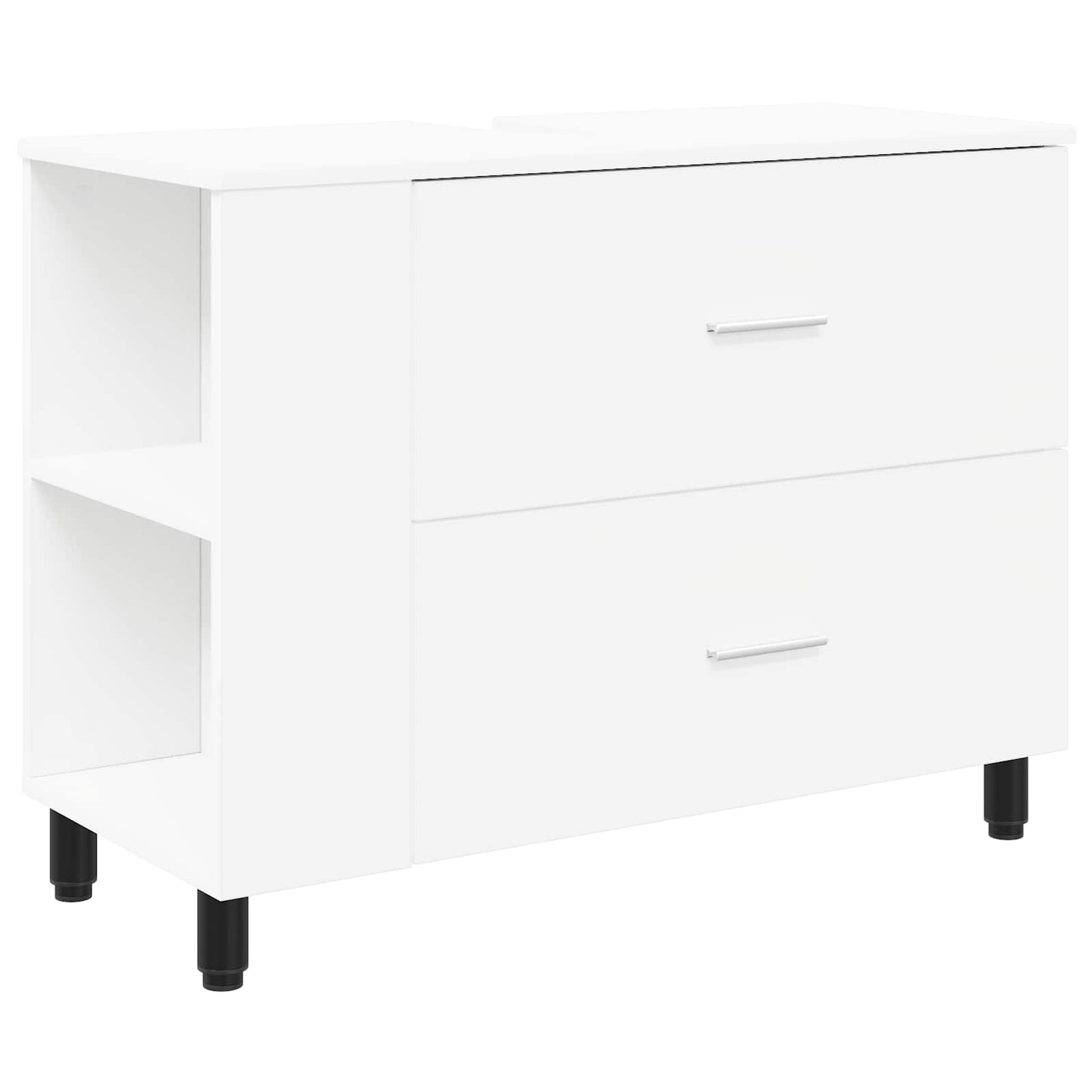 Bathroom Vanity Unit White 80 x 35 x 60 cm Engineered Wood