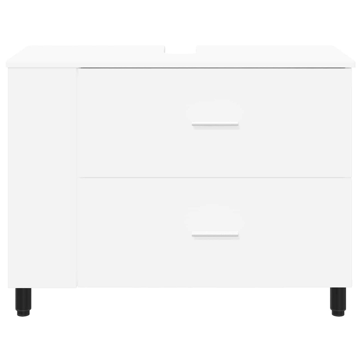 Bathroom Vanity Unit White 80 x 35 x 60 cm Engineered Wood