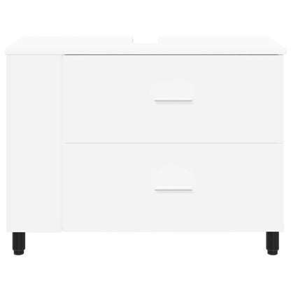 Bathroom Vanity Unit White 80 x 35 x 60 cm Engineered Wood
