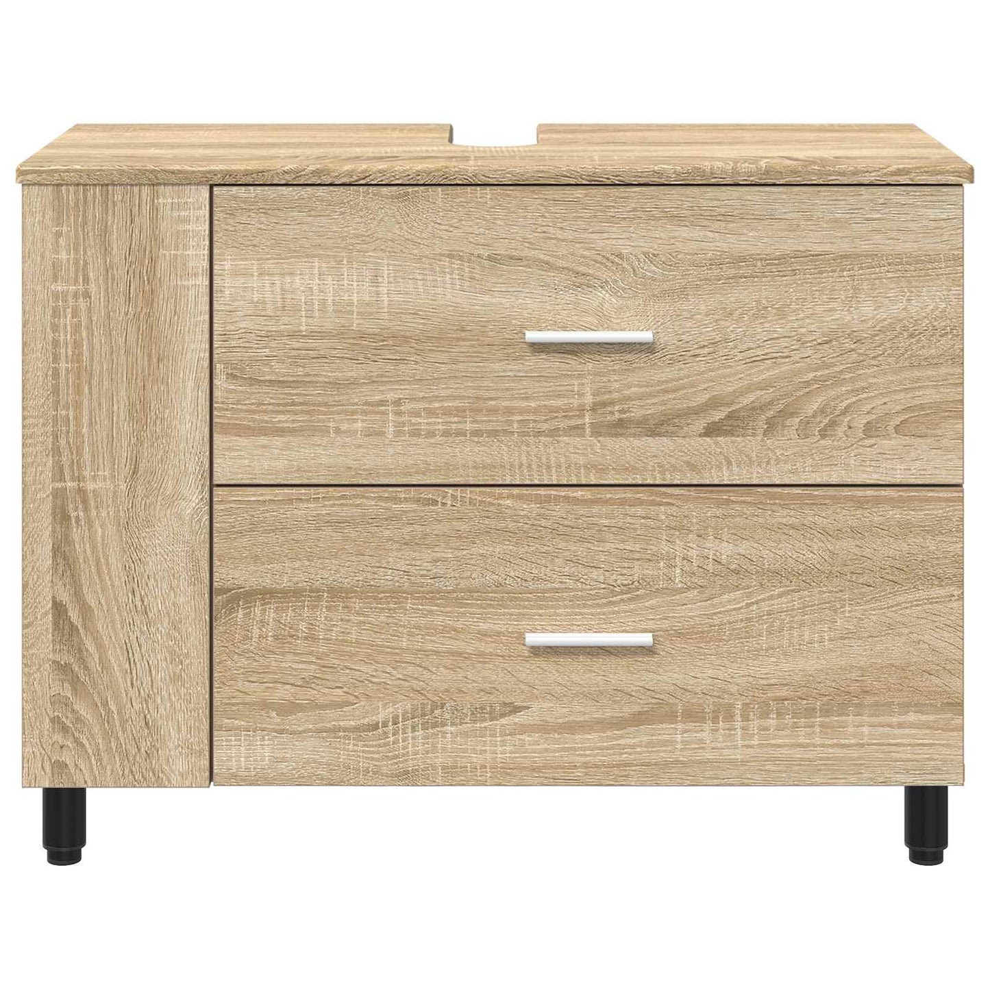 Bathroom Vanity Unit Sonoma Oak 80 x 35 x 60 cm Engineered Wood