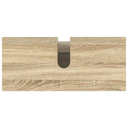 Bathroom Vanity Unit Sonoma Oak 80 x 35 x 60 cm Engineered Wood