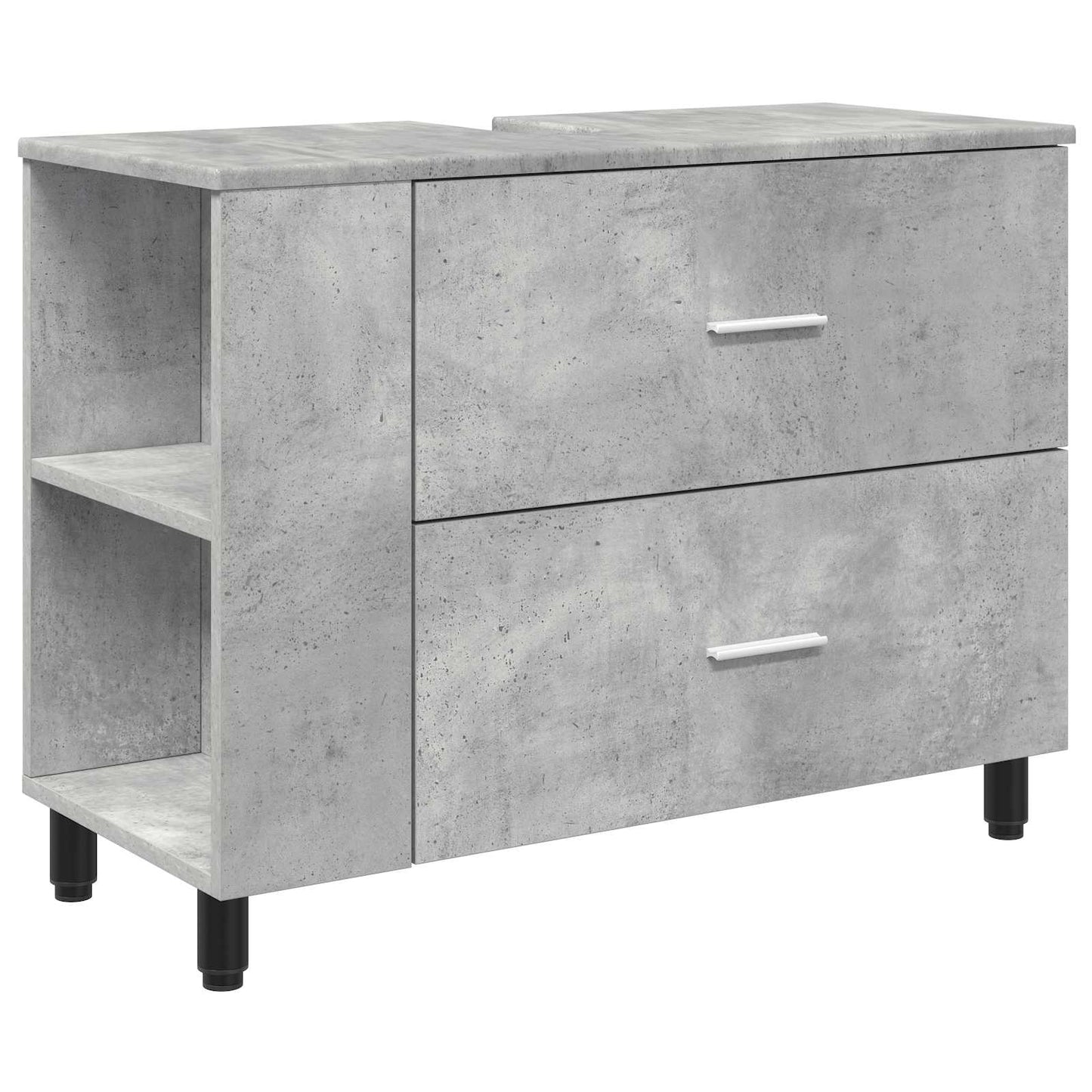 Bathroom Vanity Unit Concrete Grey 80 x 35 x 60 cm