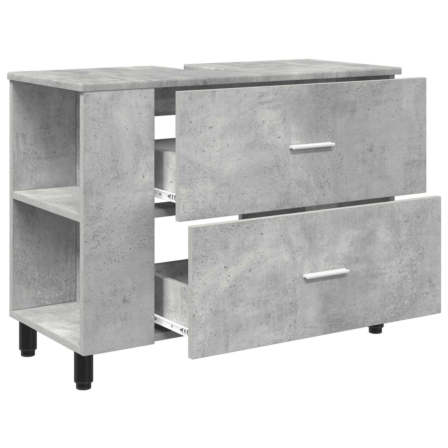 Bathroom Vanity Unit Concrete Grey 80 x 35 x 60 cm
