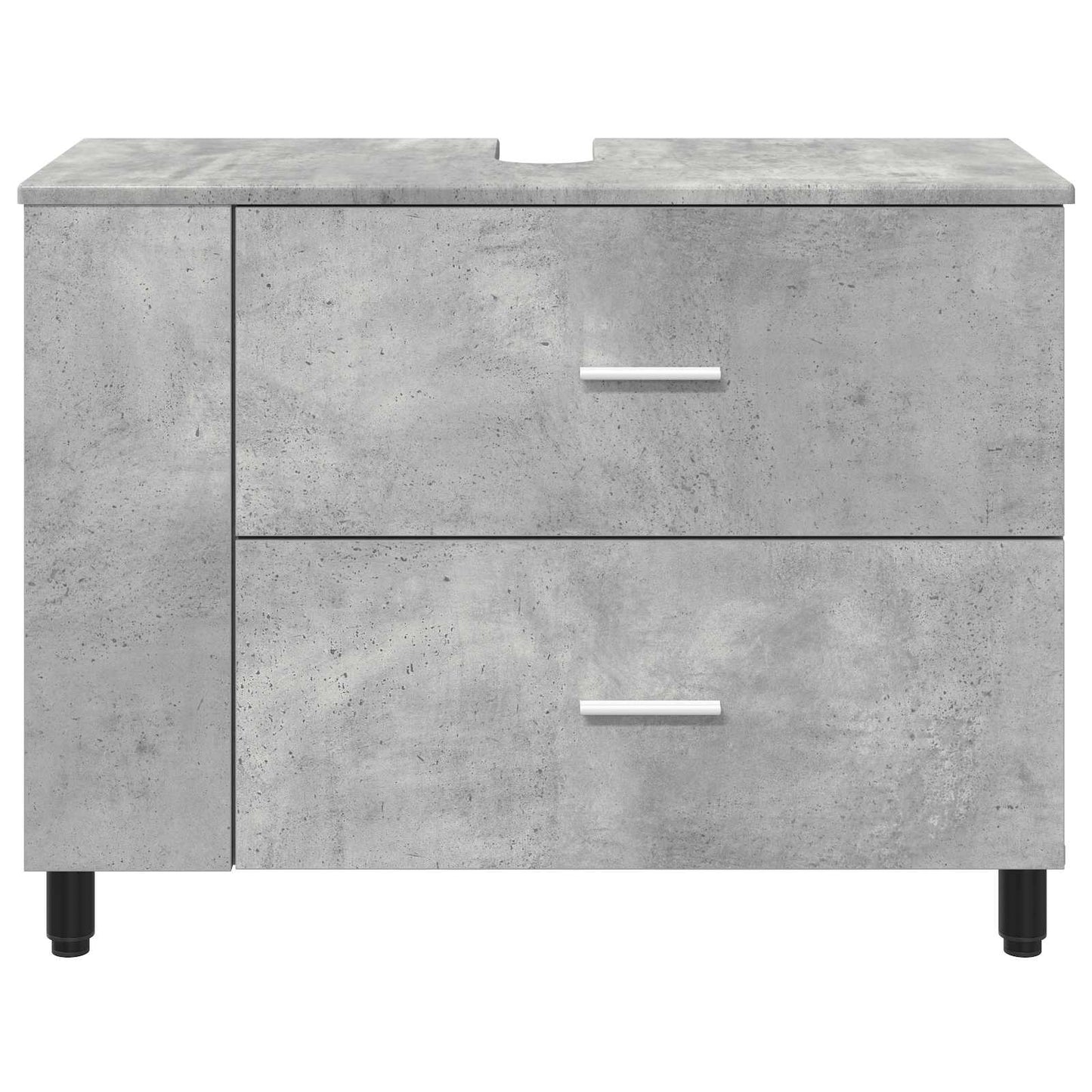 Bathroom Vanity Unit Concrete Grey 80 x 35 x 60 cm