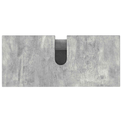 Bathroom Vanity Unit Concrete Grey 80 x 35 x 60 cm
