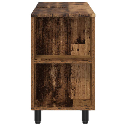 Bathroom Vanity Unit Old Wood 80 x 35 x 60 cm Engineered Wood