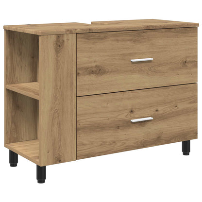 Bathroom Vanity Unit Artisan Oak 80 x 35 x 60 cm