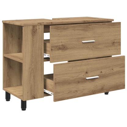 Bathroom Vanity Unit Artisan Oak 80 x 35 x 60 cm