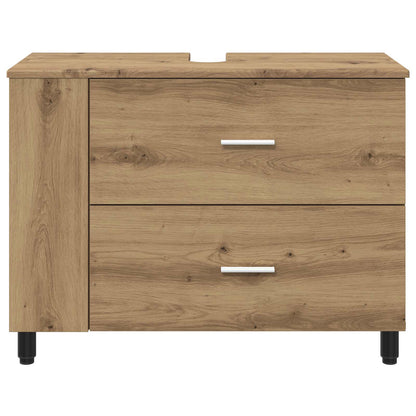 Bathroom Vanity Unit Artisan Oak 80 x 35 x 60 cm