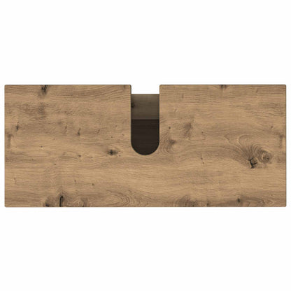 Bathroom Vanity Unit Artisan Oak 80 x 35 x 60 cm