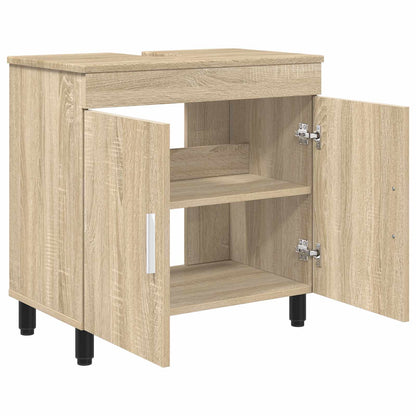 Bathroom Vanity Unit Sonoma Oak 60 x 35 x 60 cm Engineered Wood