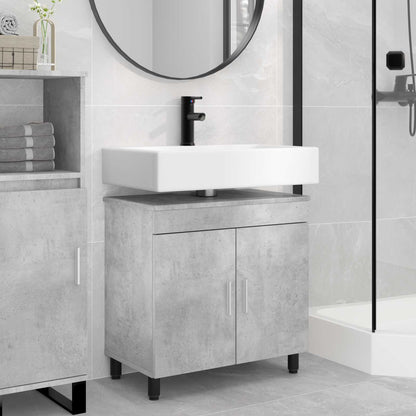 Bathroom Vanity Unit Concrete Grey 60 x 35 x 60 cm