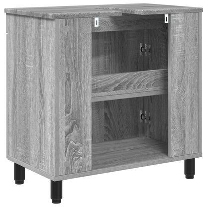 Bathroom Vanity Unit Grey Sonoma 60 x 35 x 60 cm