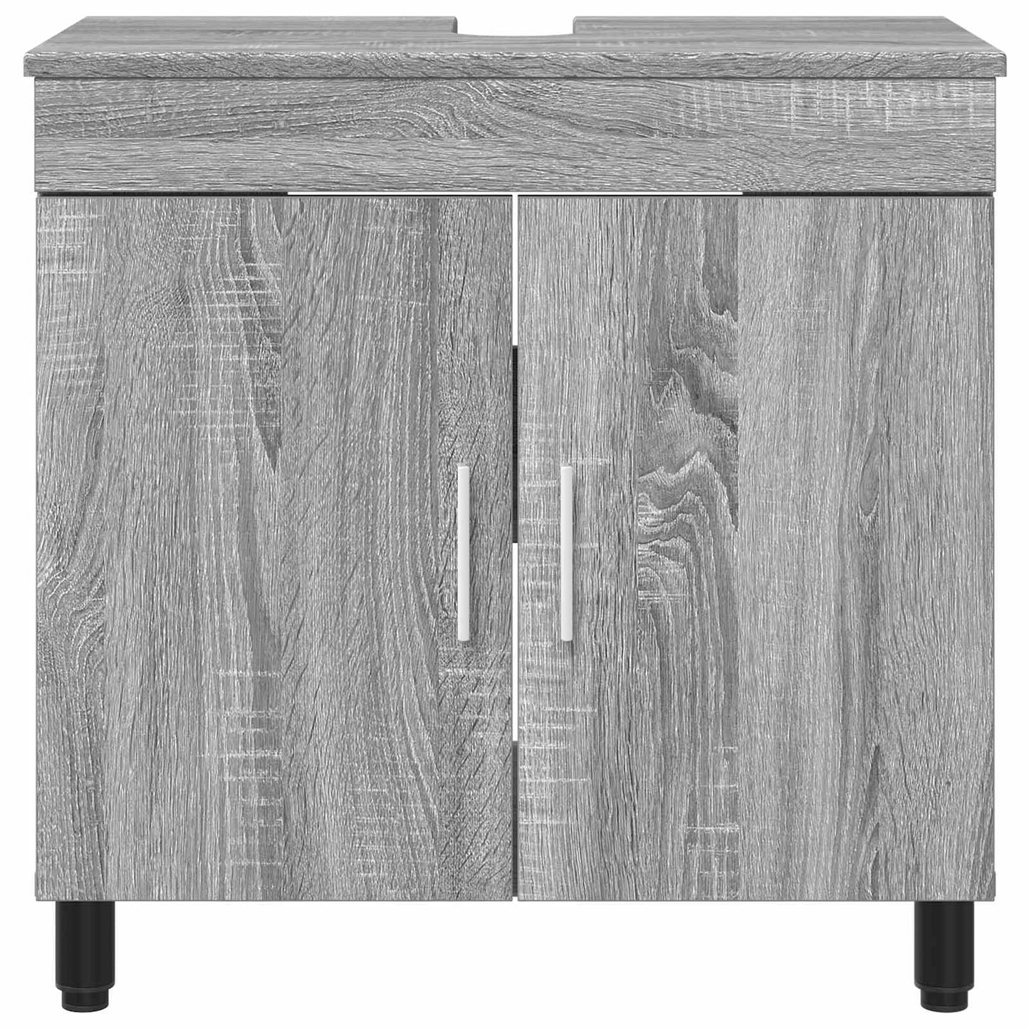 Bathroom Vanity Unit Grey Sonoma 60 x 35 x 60 cm