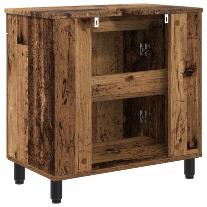 Bathroom Vanity Unit Old Wood 60 x 35 x 60 cm Engineered Wood