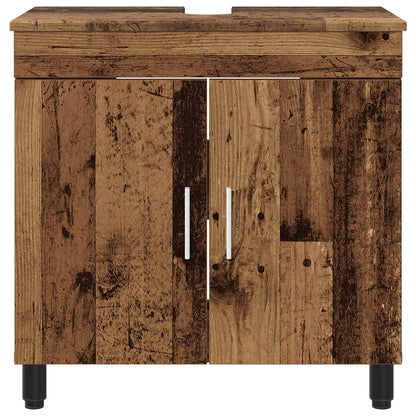 Bathroom Vanity Unit Old Wood 60 x 35 x 60 cm Engineered Wood