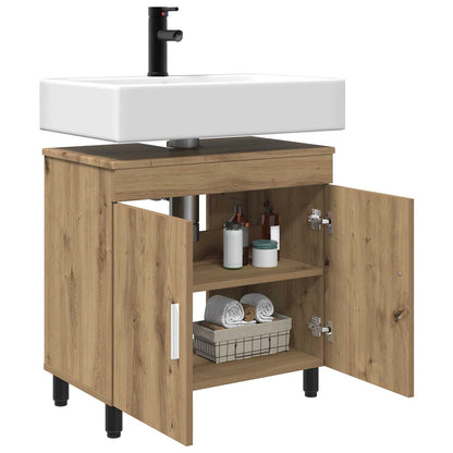 Bathroom Vanity Unit Artisan Oak 60 x 35 x 60 cm