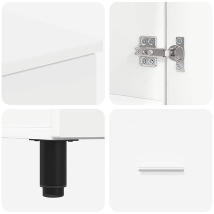 Bathroom Vanity Unit White 60 x 35 x 60 cm Engineered Wood
