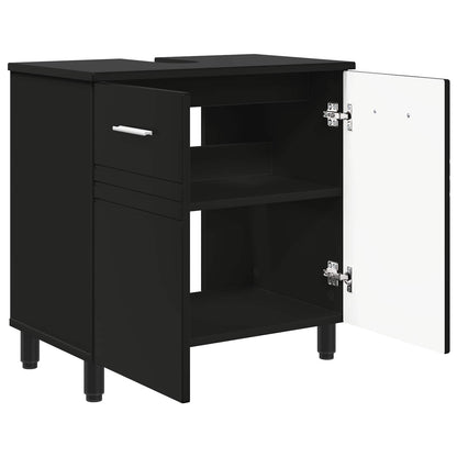 Bathroom Vanity Unit Black 60 x 35 x 60 cm Engineered Wood