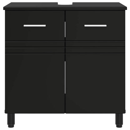 Bathroom Vanity Unit Black 60 x 35 x 60 cm Engineered Wood