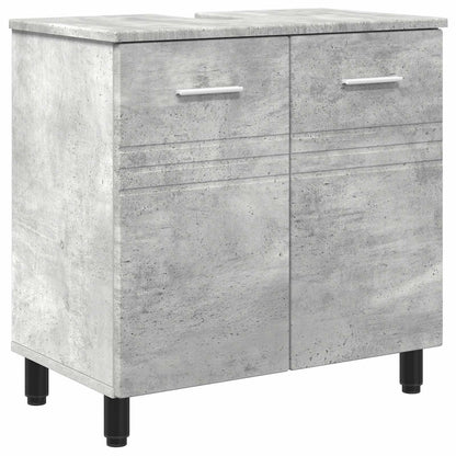 Bathroom Vanity Unit Concrete Grey 60 x 35 x 60 cm