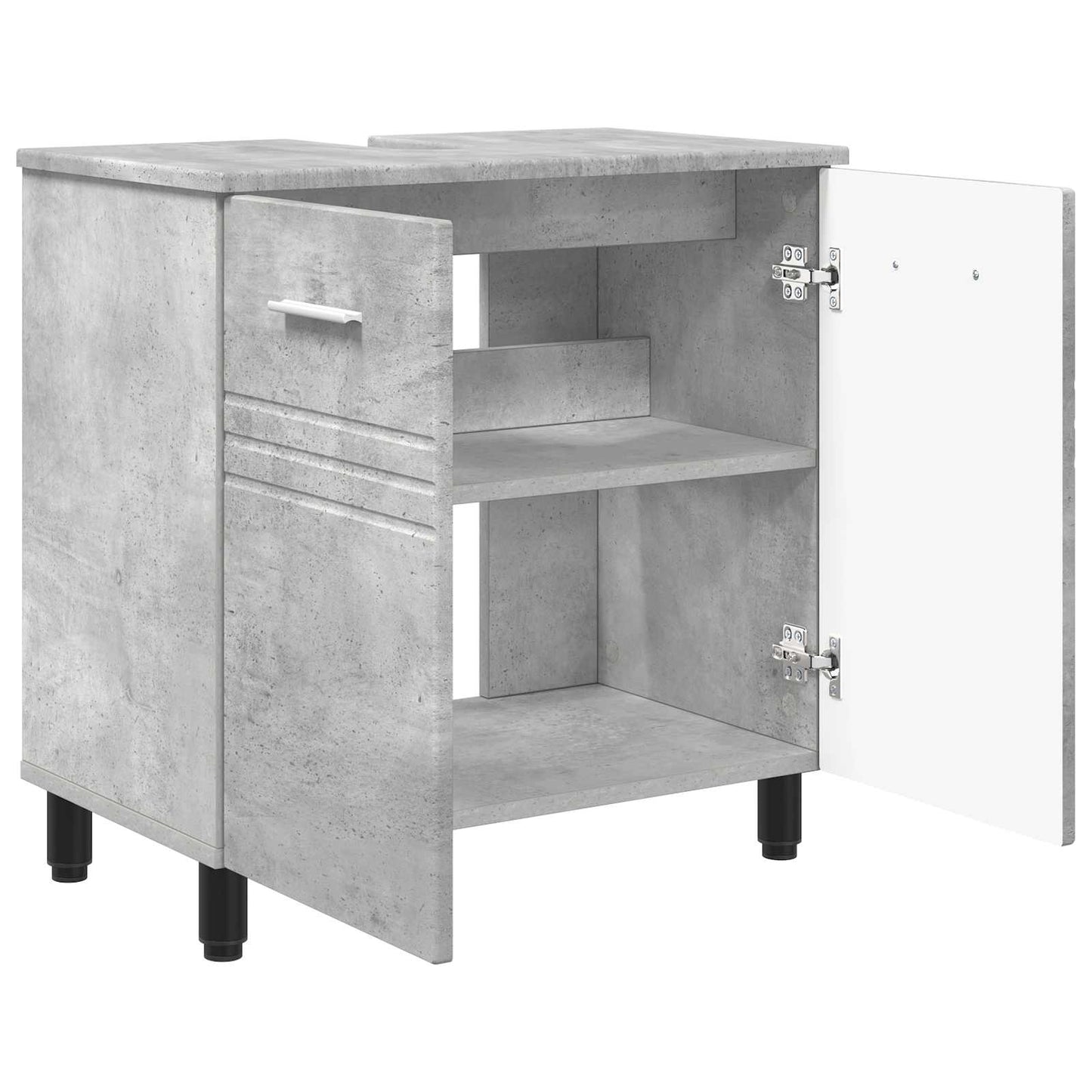 Bathroom Vanity Unit Concrete Grey 60 x 35 x 60 cm