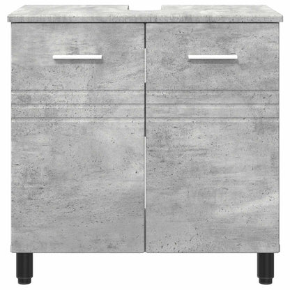 Bathroom Vanity Unit Concrete Grey 60 x 35 x 60 cm