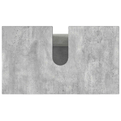 Bathroom Vanity Unit Concrete Grey 60 x 35 x 60 cm
