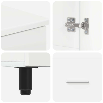 Bathroom Vanity Unit High Gloss White 60 x 35 x 60 cm