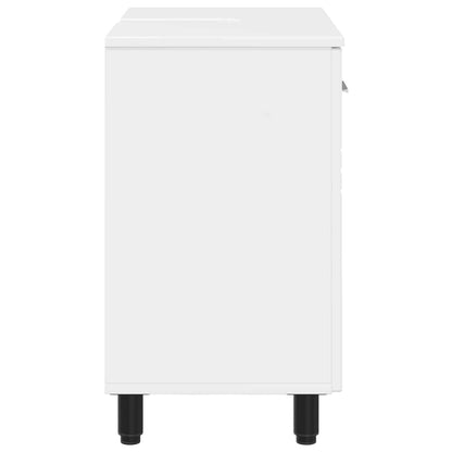 Bathroom Vanity Unit High Gloss White 60 x 35 x 60 cm